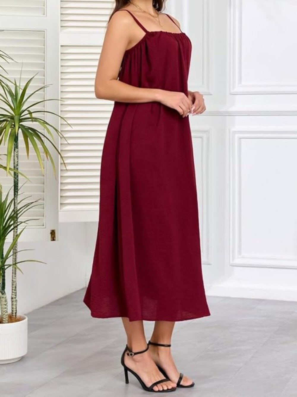 Backless Cami Maxi Dress for Beach